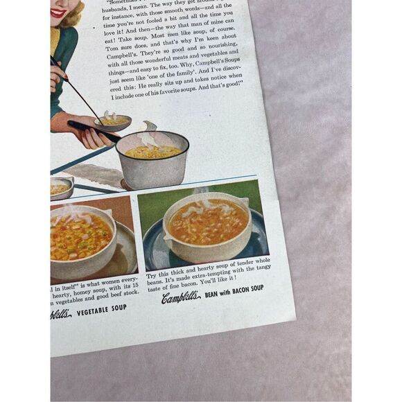 Vintage 1941 Ad for Campbell Soup Print Advertisement - Picture 3 of 5